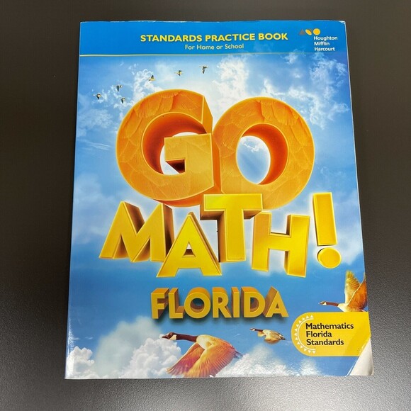 Go Math! Mafs Beginner Standards Practice Book Grade 4 Home Schooling Book - Picture 1 of 11